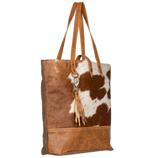 Molly - Jersey Cowhide Tote