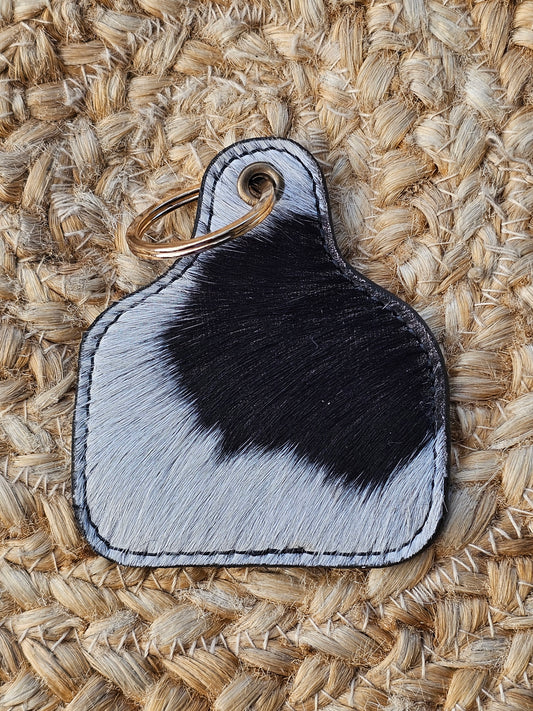 BLACK & WHITE EAR TAG