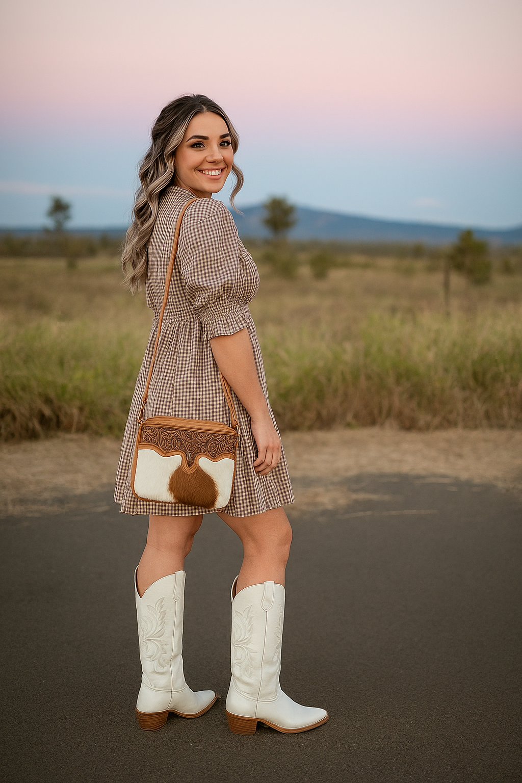 Tori - Cowhide & Leather