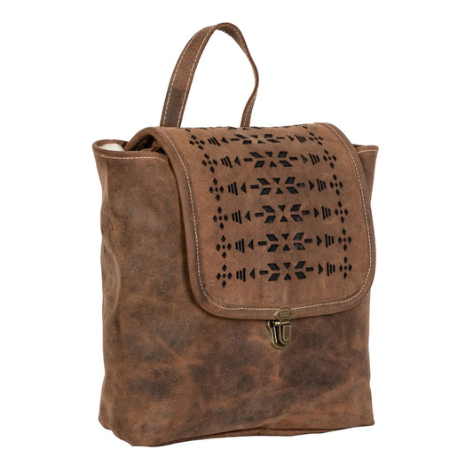 Gerri - Aged Leather Backpack!