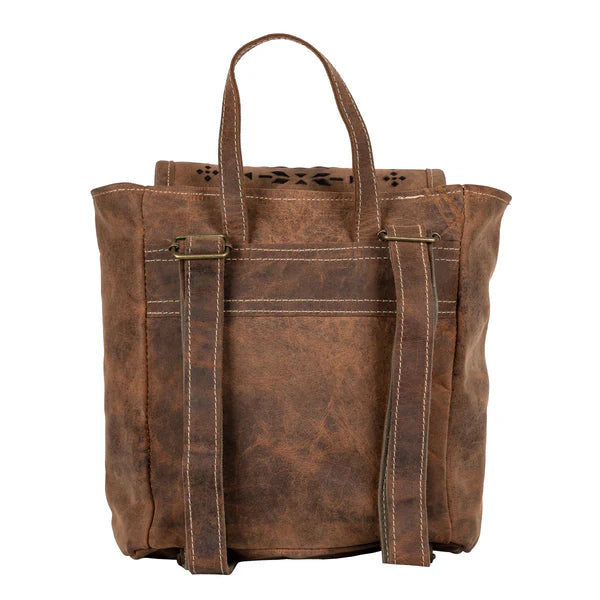 Gerri - Aged Leather Backpack!