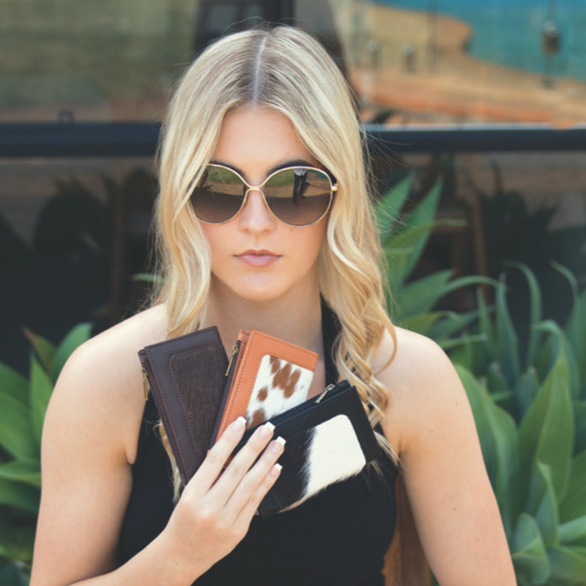 'Pretty Little Thing' - Cards Purse - CLASSIC BLACK & WHITE