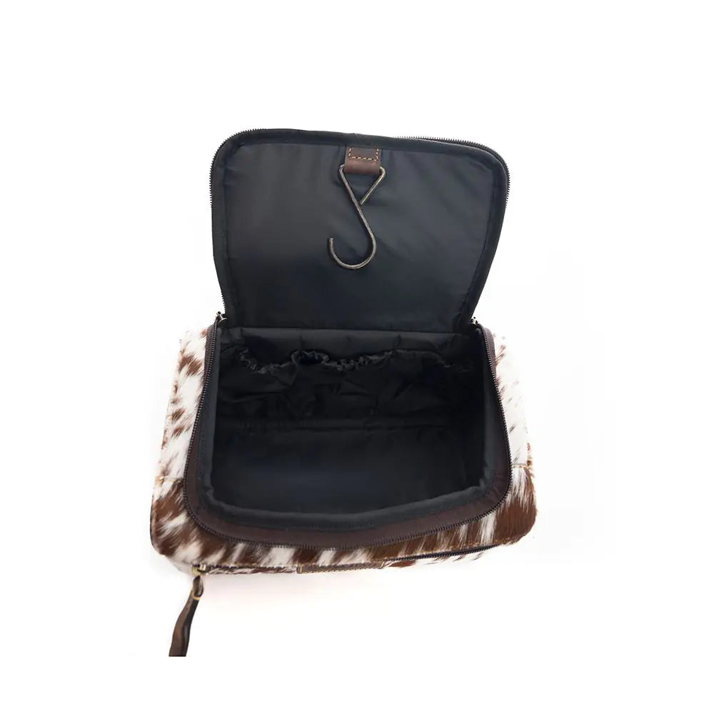 Cowhide Makeup Kit / Toilet Bag - Jersey