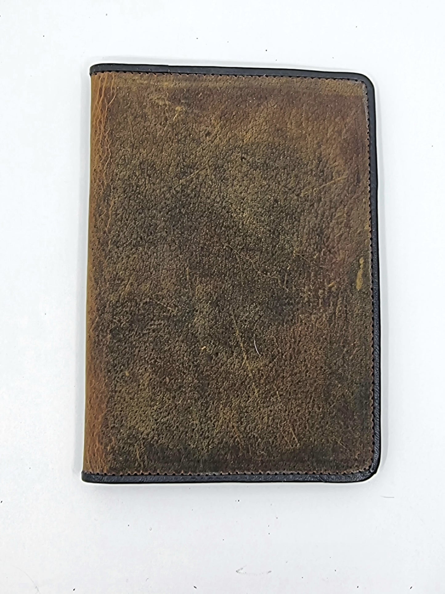 Aged Leather Passport Holder