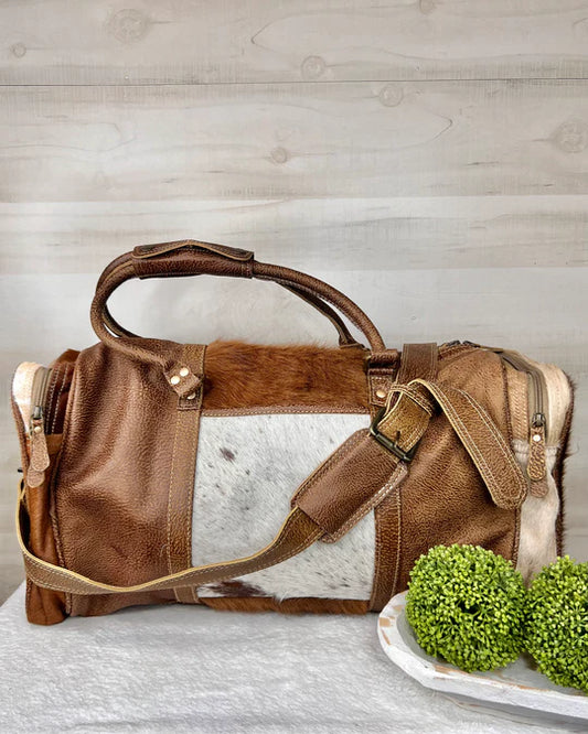 Jersey Traveller with Aged Leather Trim