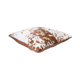 LARGE Cushion Cover - Jersey Brown & White