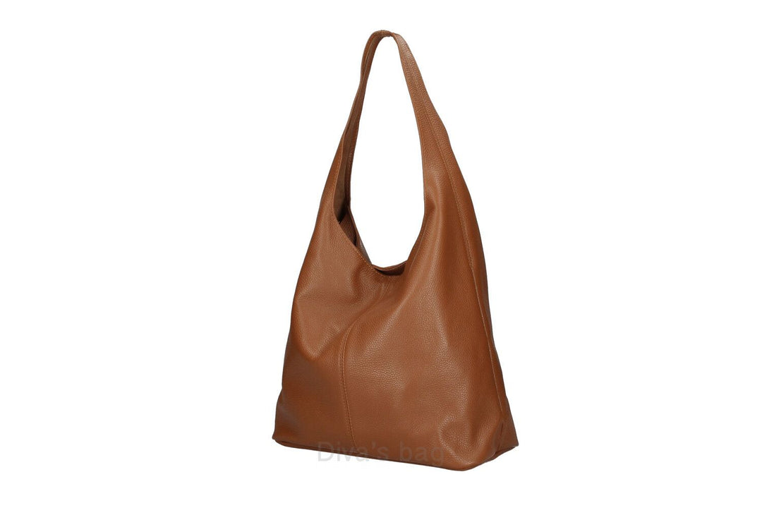 Ally - Caramel Italian Leather