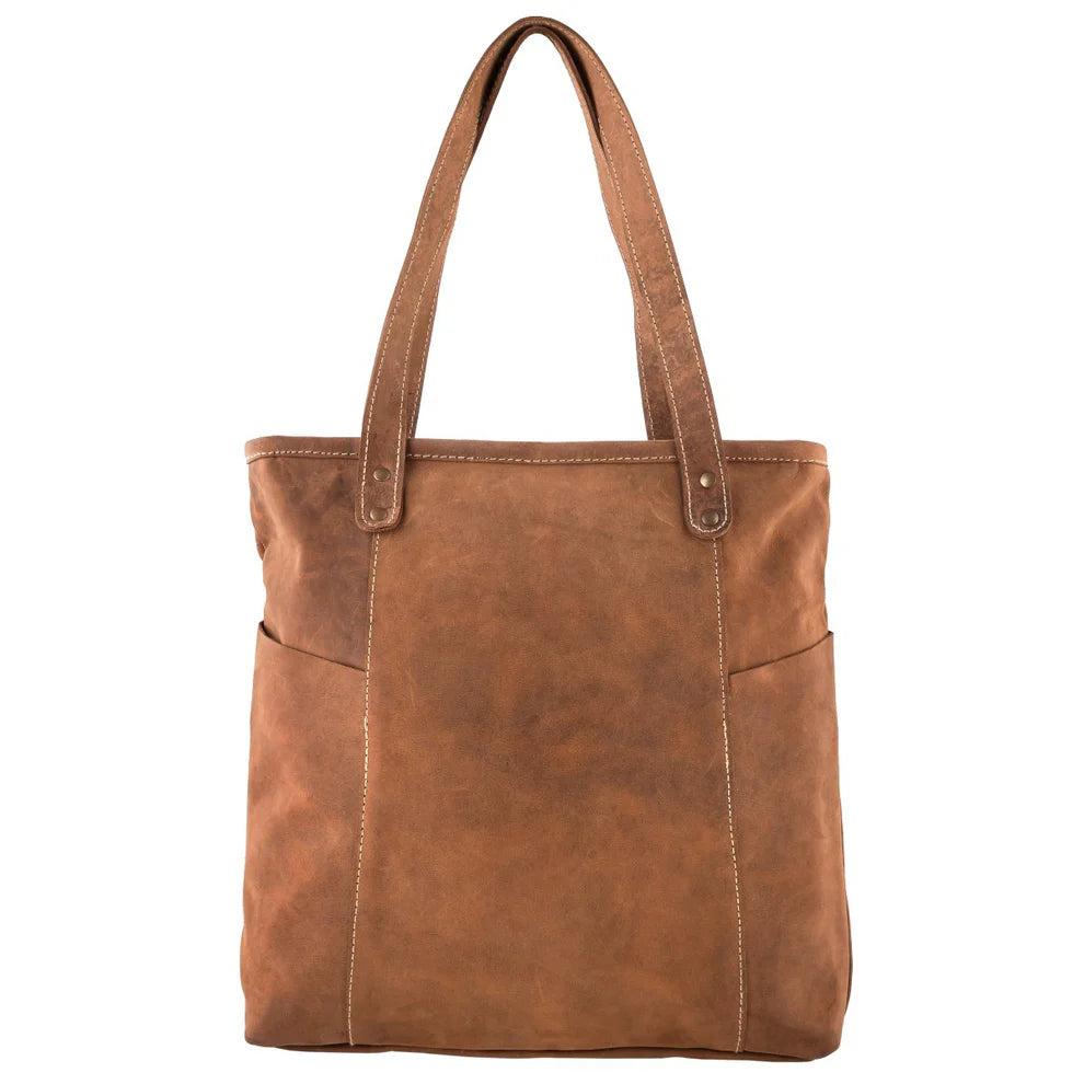 Brooke - Toffee Aged Tote