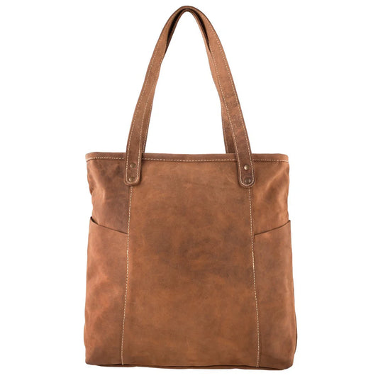 Brooke - Toffee Aged Tote