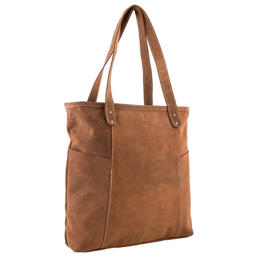 Brooke - Toffee Aged Tote