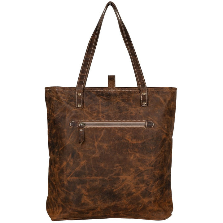 Ridge Aged Leather Tote