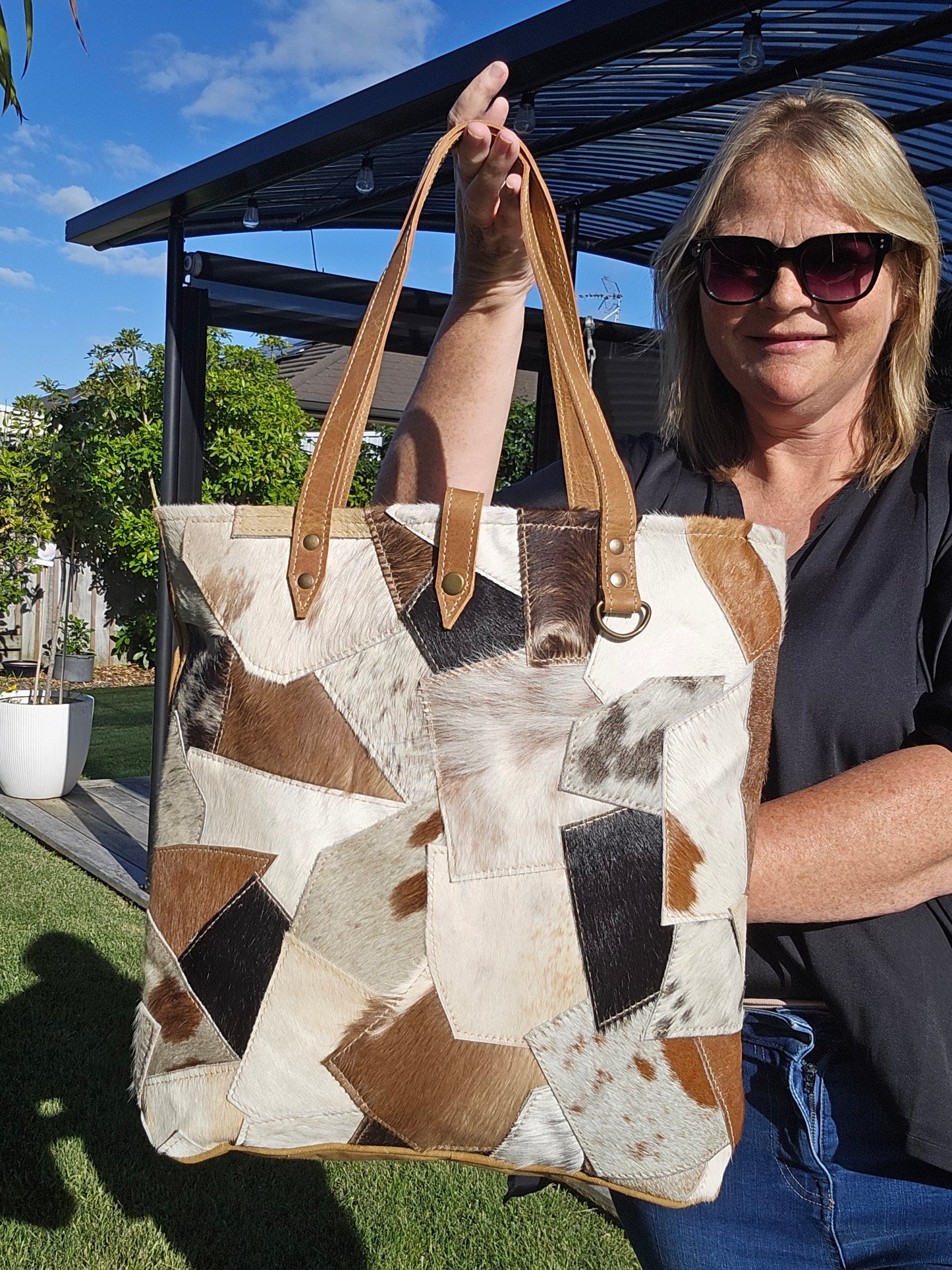 Carmen - Generous Cowhide Tote