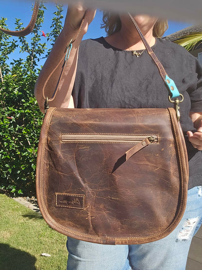 Paxton - Aged Leather - Shoulder Bag