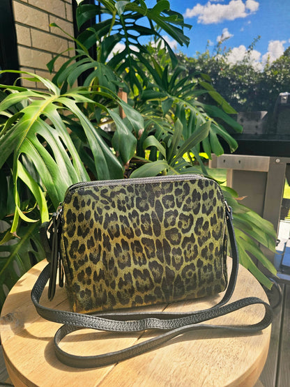 Jett - Double Zipper Bag - Olive