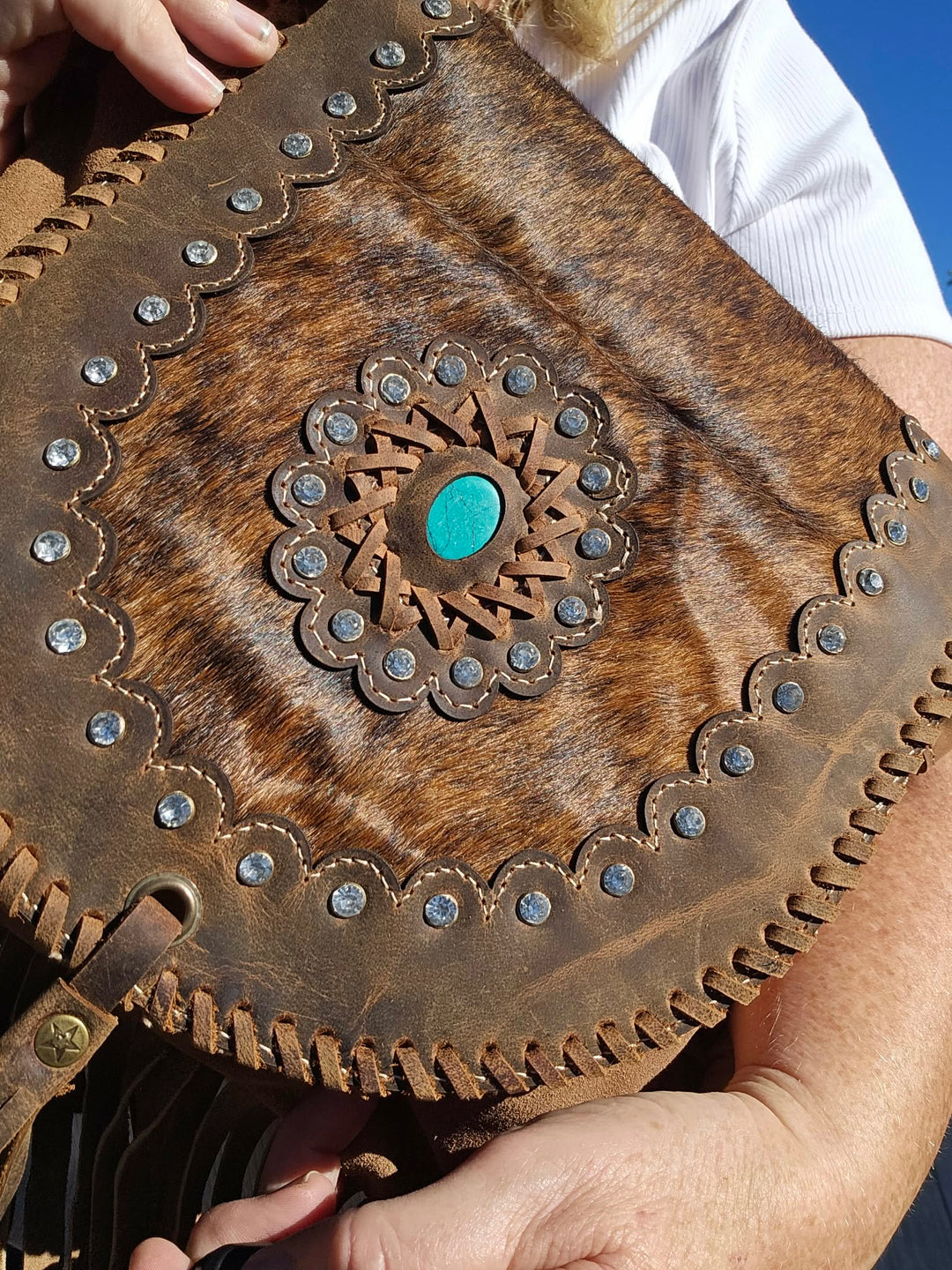 Roxy - Crystal &amp; Turquoise Embellishments