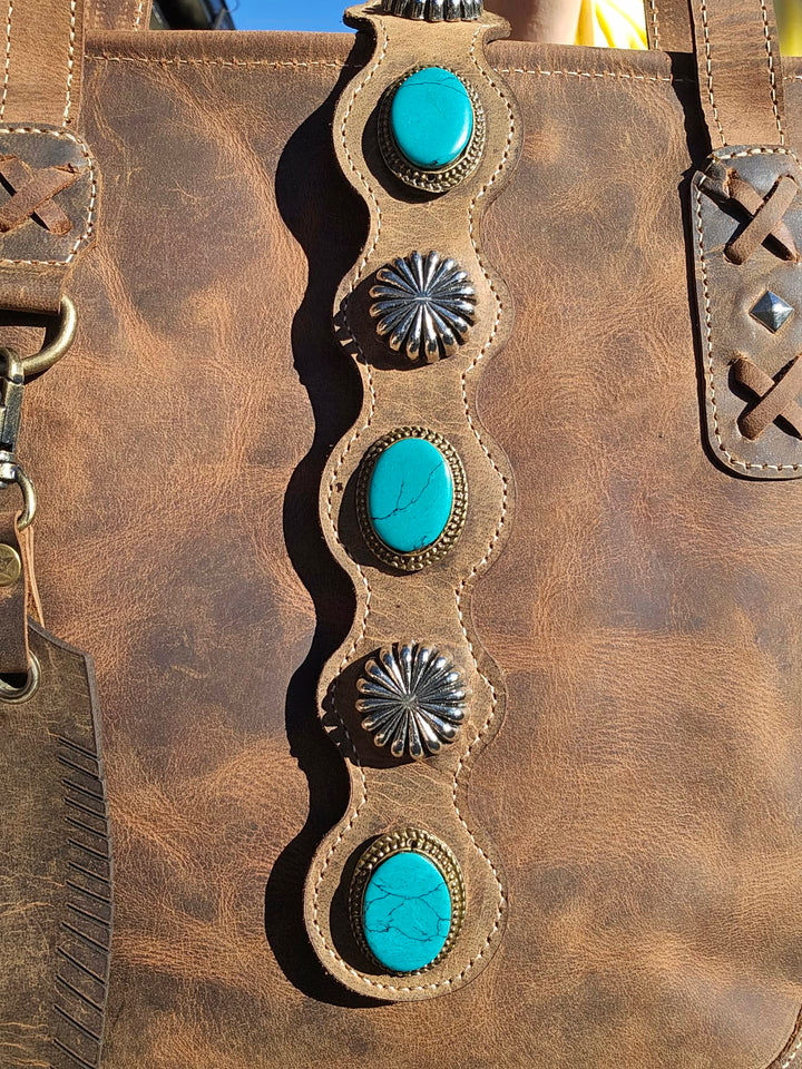 Cassidy Tote - Aged Leather