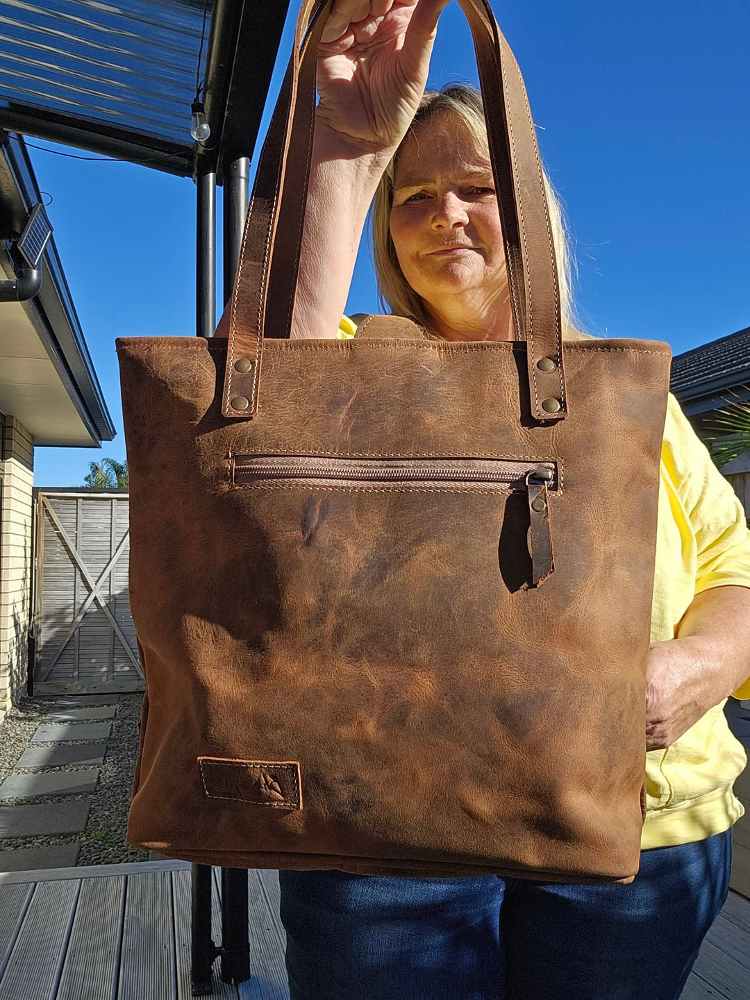 Cassidy Tote - Aged Leather