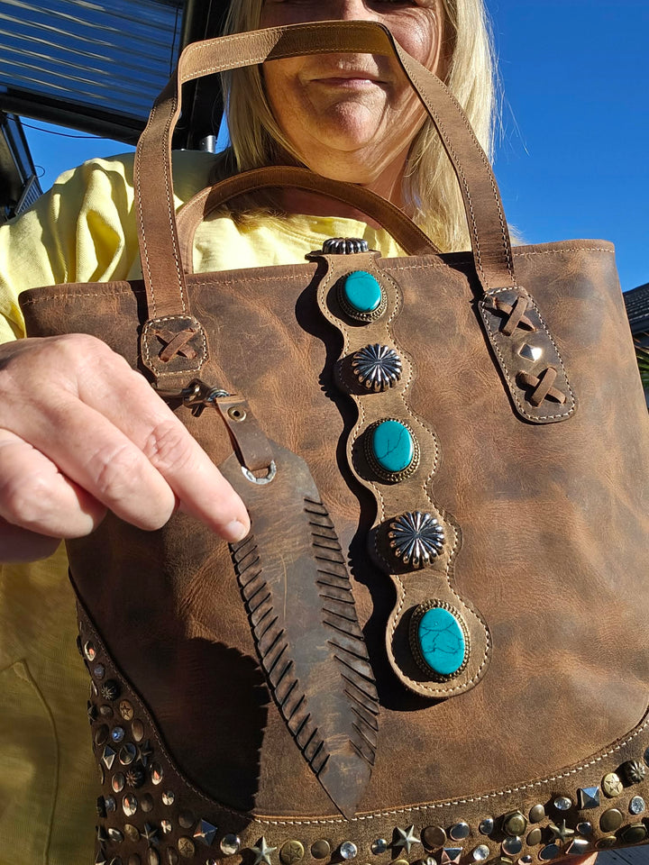 Cassidy Tote - Aged Leather