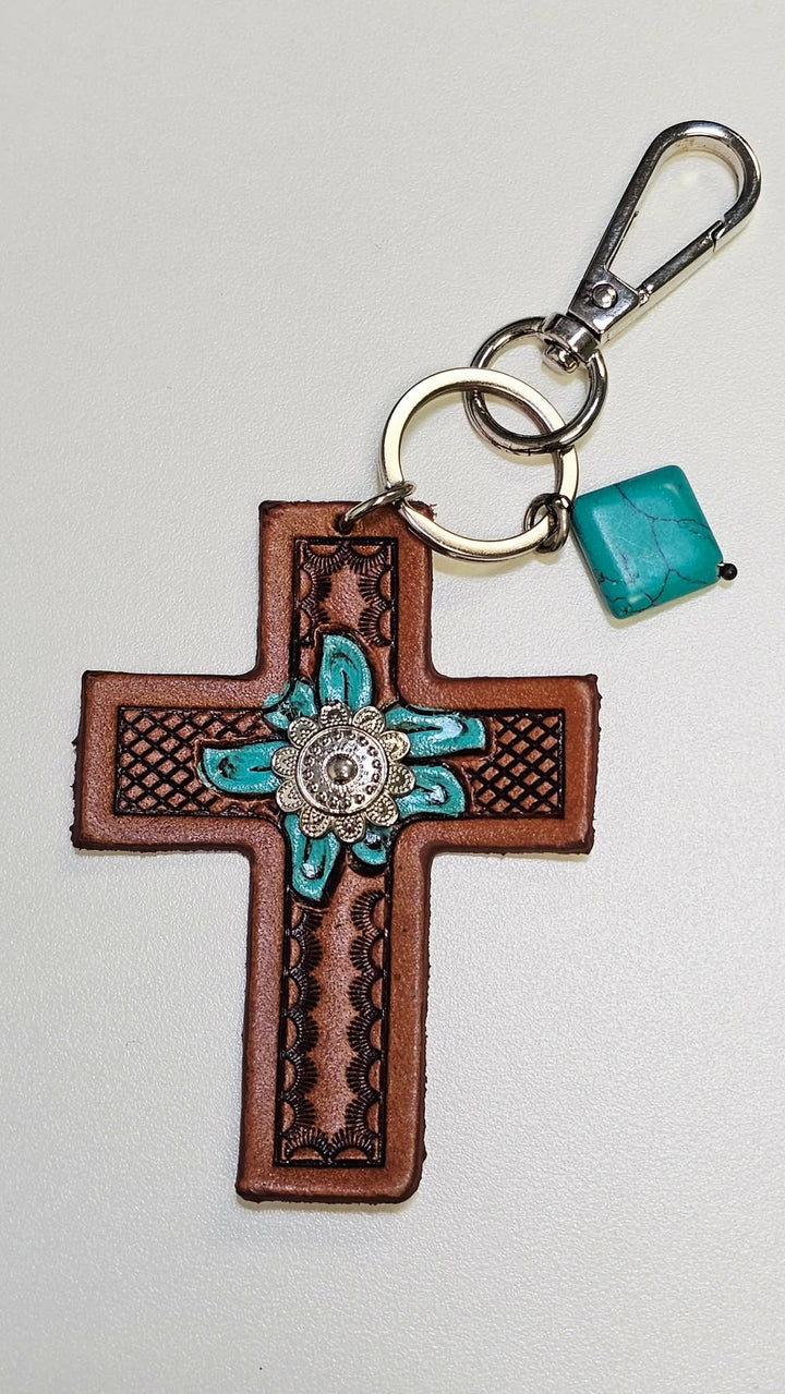 Cowgirl Cross - Keyring/Bag Charm