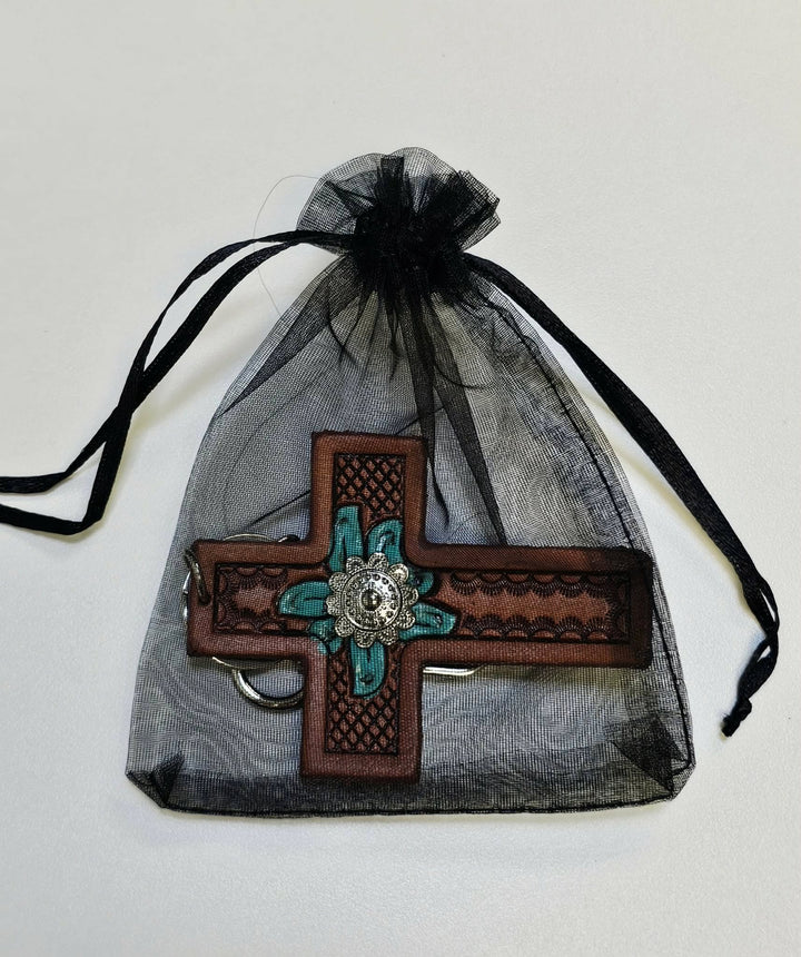 Cowgirl Cross - Keyring/Bag Charm