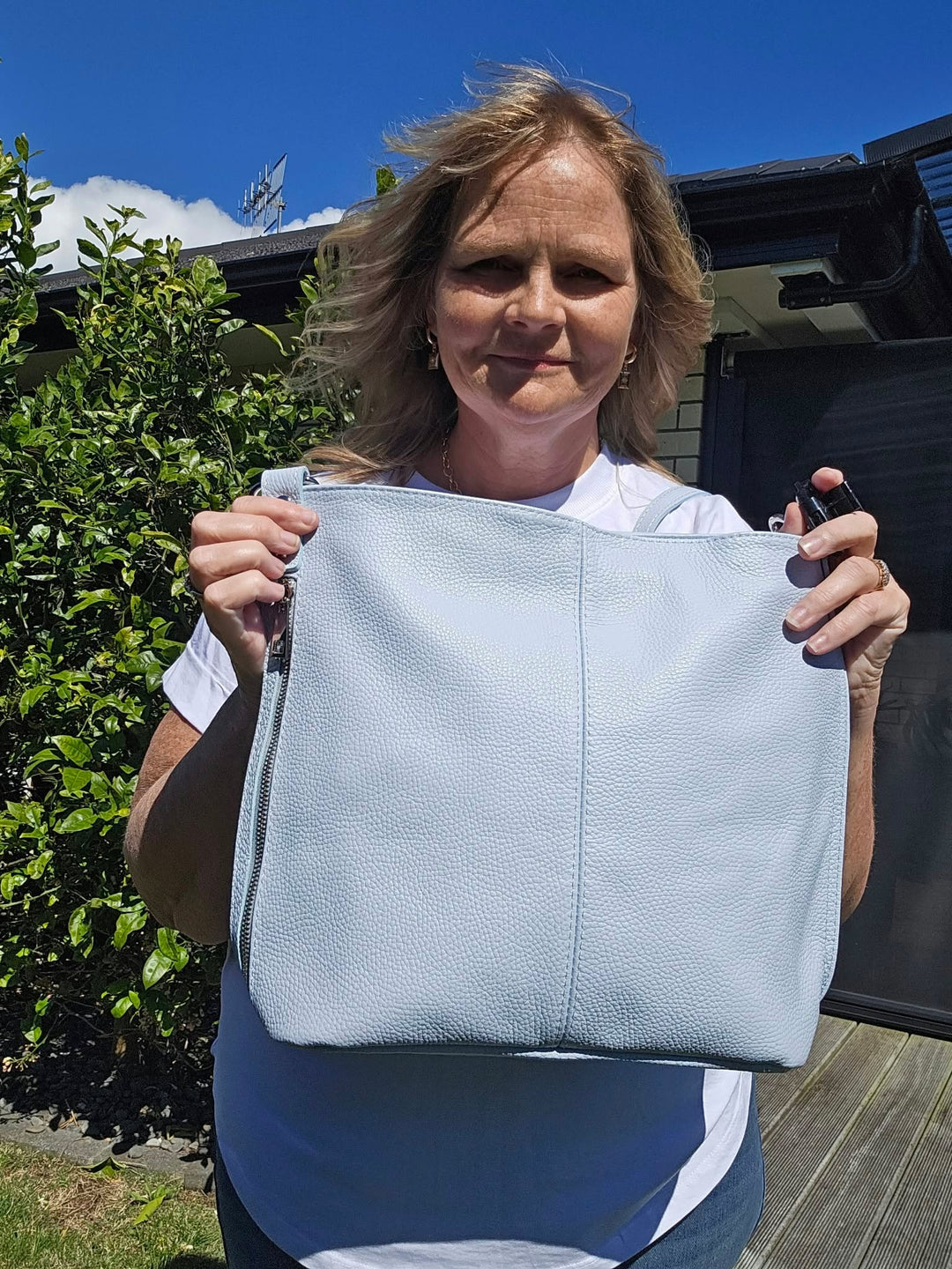 Becky - Capri Sky - 2 Strap Design