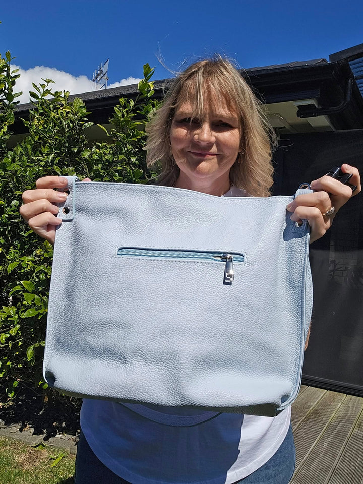 Becky - Capri Sky - 2 Strap Design
