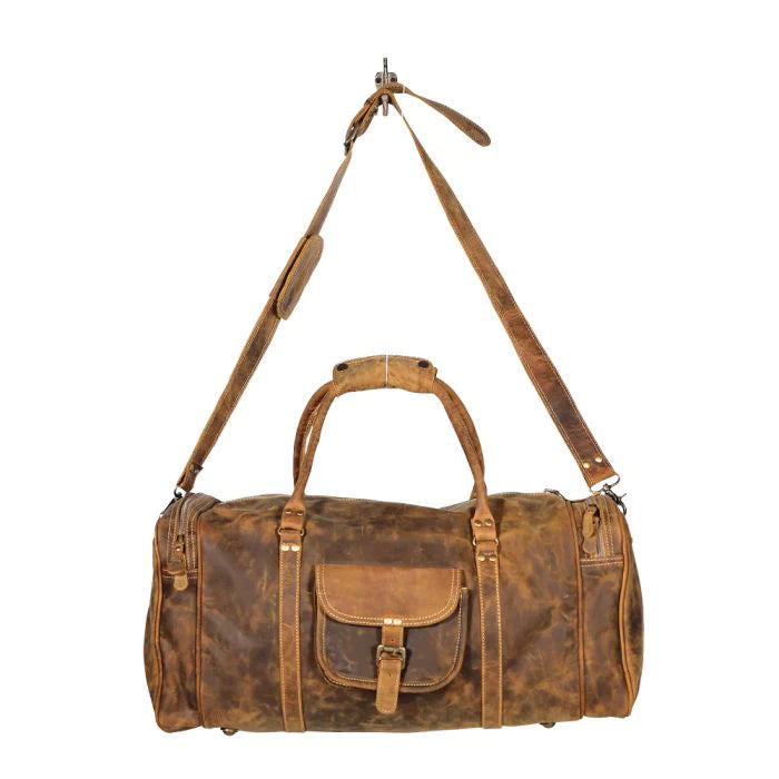 Aged Leather Duffle