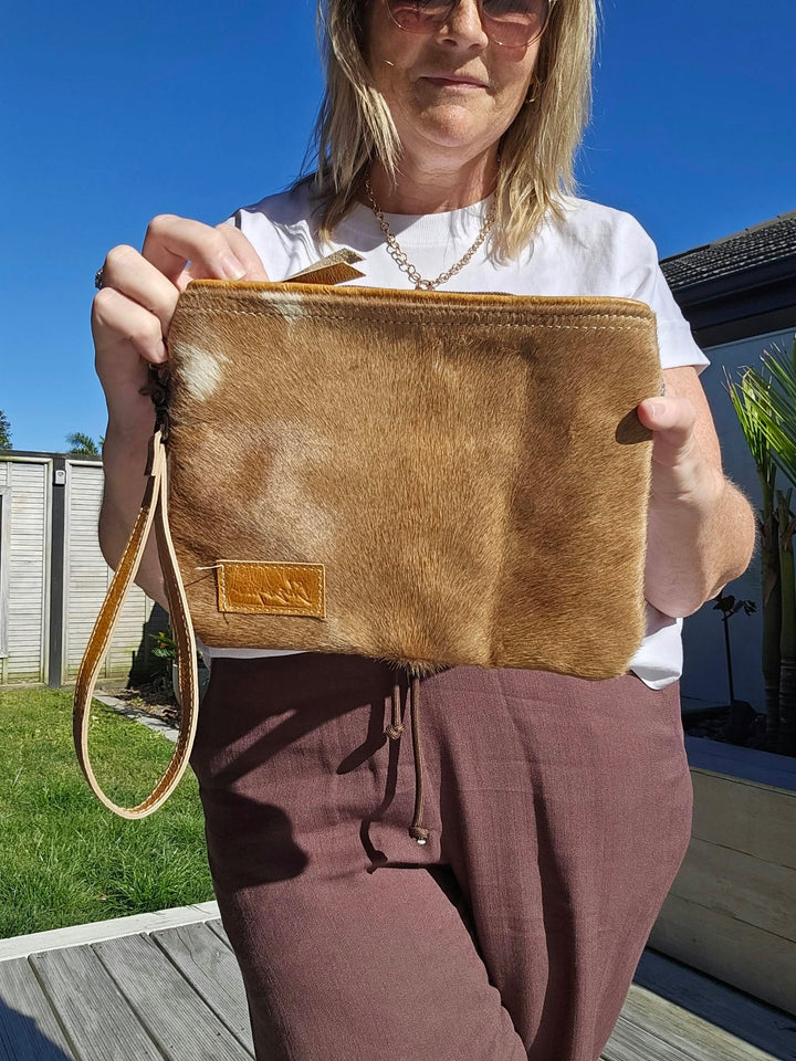 Starlet Cowhide Pouch/Clutch