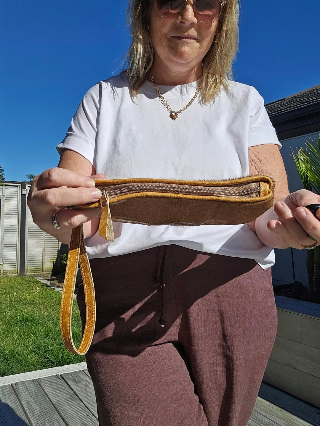 Starlet Cowhide Pouch/Clutch