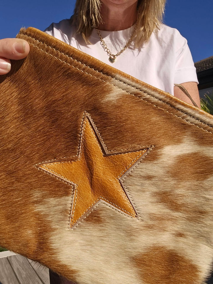 Starlet Cowhide Pouch/Clutch