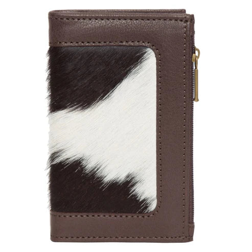 'Pretty Little Thing' - Cards Purse - Rich Chocolate Brown