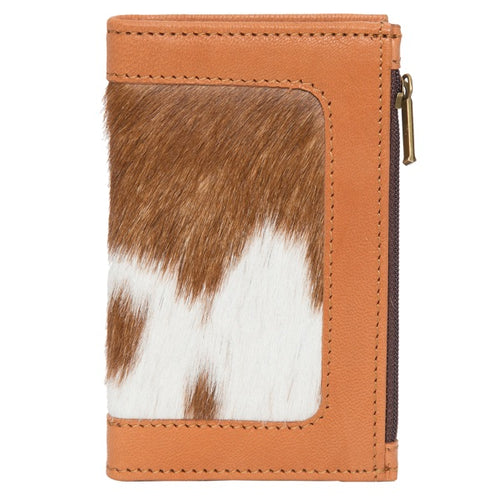 'Pretty Little Thing' - Cards Purse - Caramel Tan