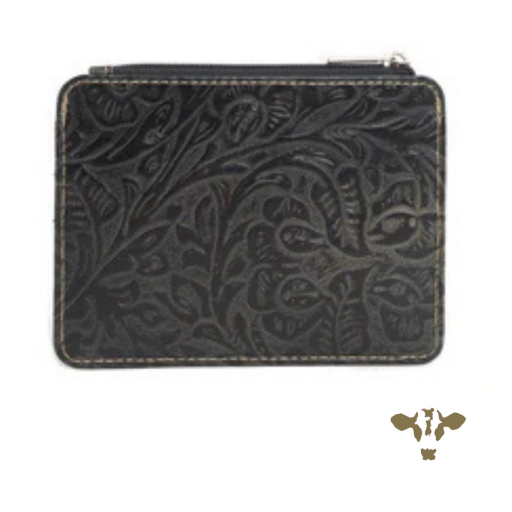 Dixie Pocket Wallet - Credit Card Holder - Black &amp; White