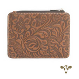 Dixie Pocket Wallet - Credit Card Holder - Jersey Brown