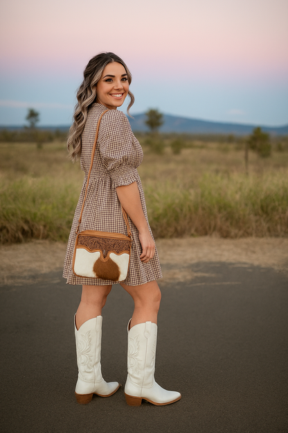 Tori - Cowhide & Leather