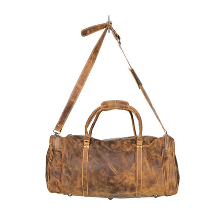 Aged Leather Duffle - PRE ORDER