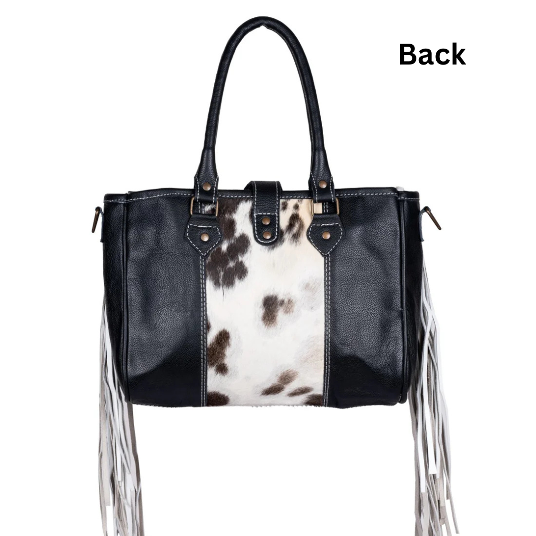 Shelley Cowhide Handbag + Shoulder Strap