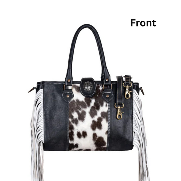 Shelley Cowhide Handbag + Shoulder Strap