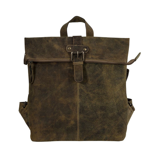 George - Vintage Aged Leather Backpack!