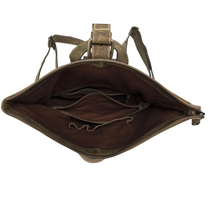 George - Vintage Aged Leather Backpack!
