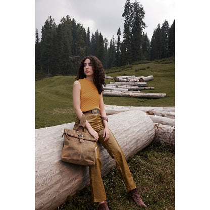 George - Vintage Aged Leather Backpack!