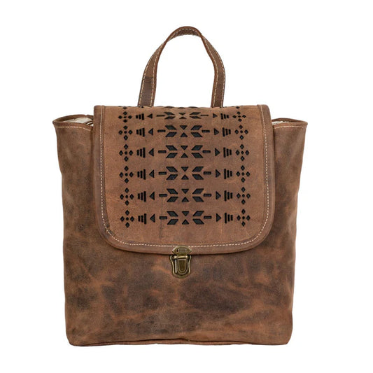 Gerri - Aged Leather Backpack!