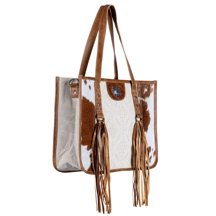 Shelley Cowhide Handbag + Shoulder Strap