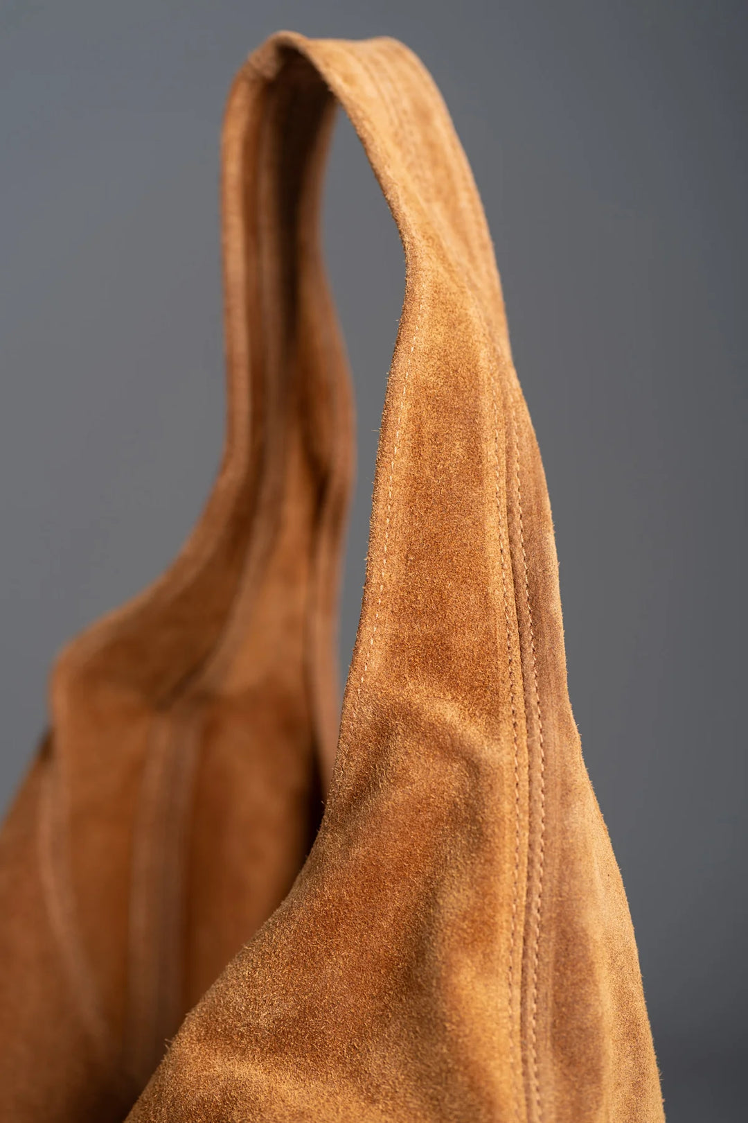 Gia - Brown Sugar Suede Tote