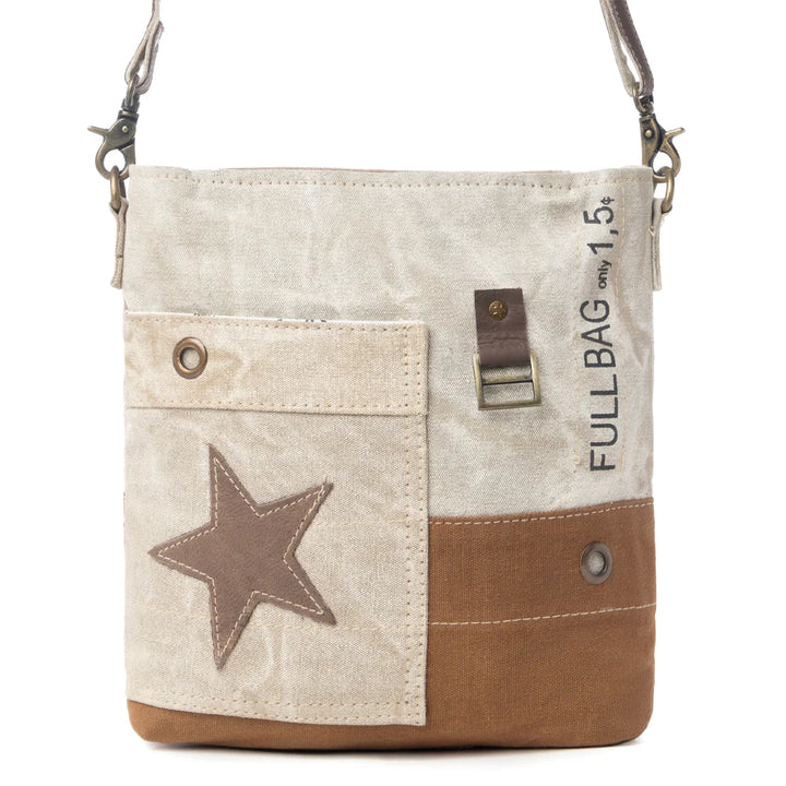 Anna - Recycled Canvas Shoulder  Bag