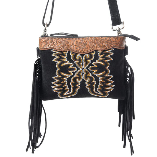 Danika Western Suede Crossbody
