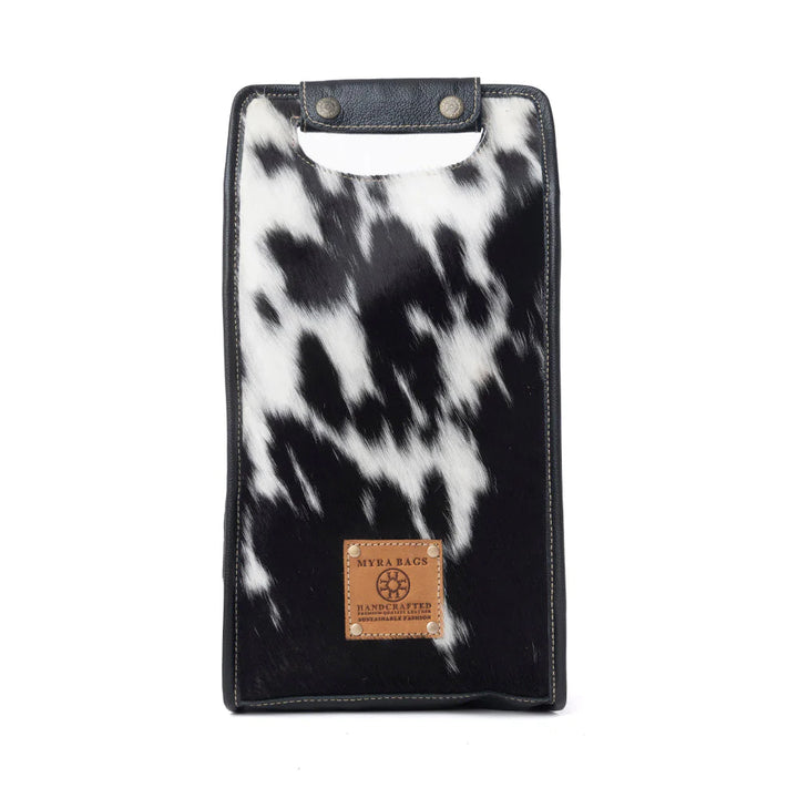 Luxe Cowhide Wine Carrier - 2 Bottles