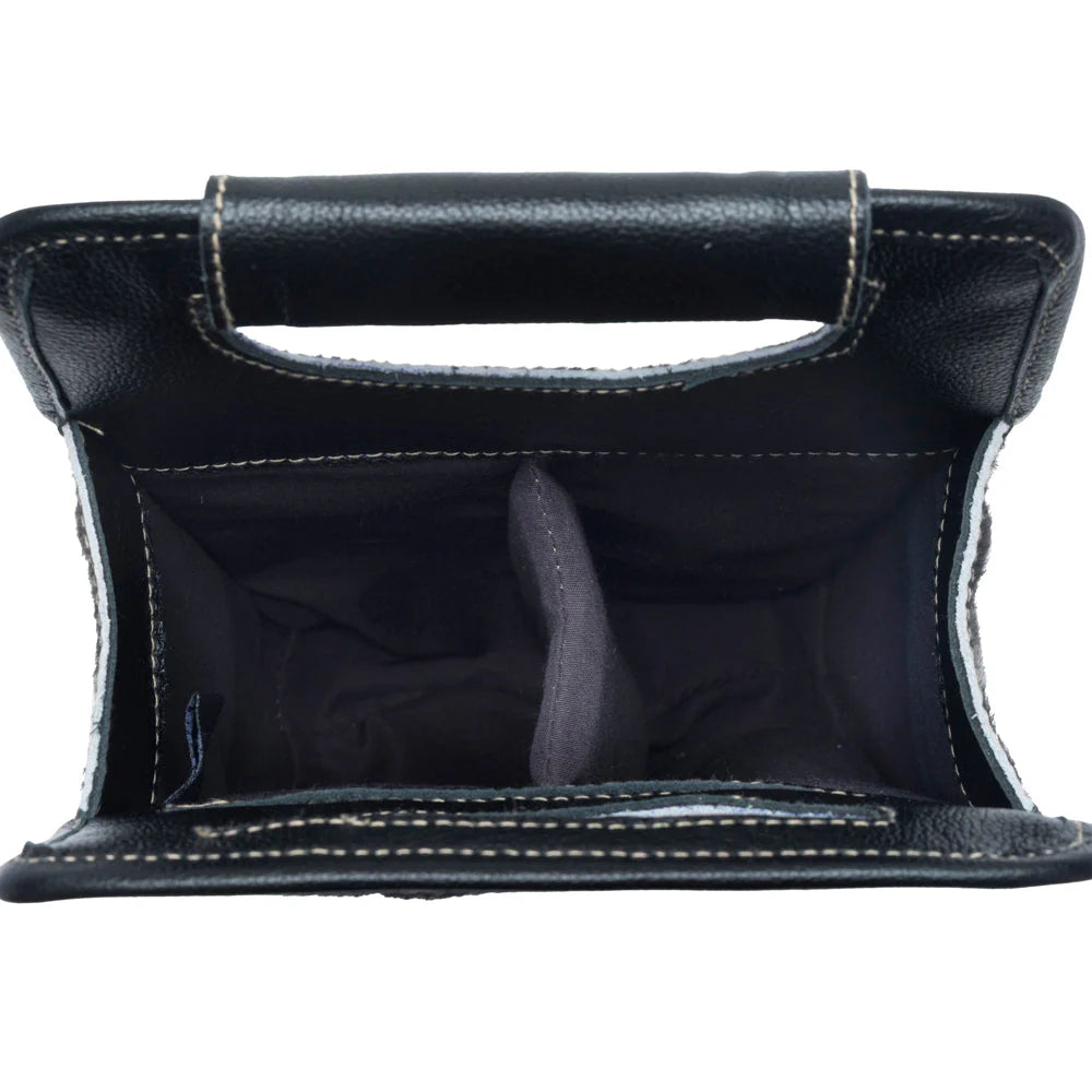 Luxe Cowhide Wine Carrier - 2 Bottles