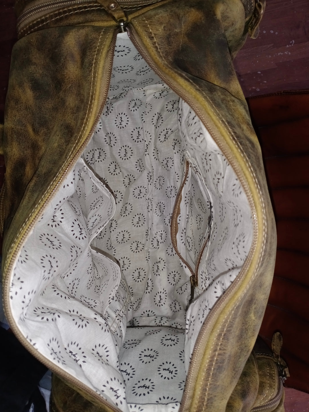 Aged Leather Duffle