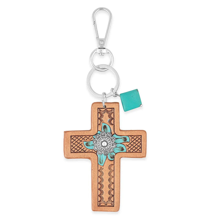 Cowgirl Cross - Keyring/Bag Charm